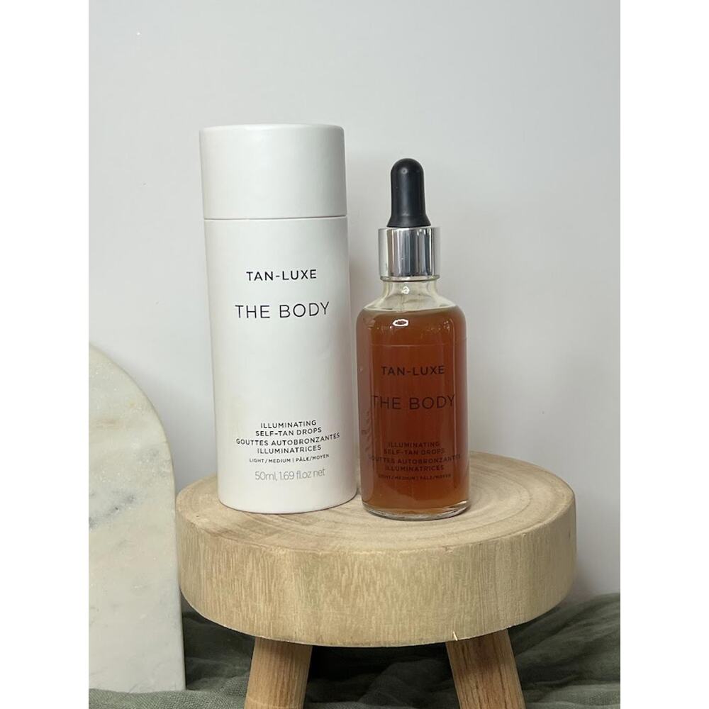 Tan Luxe THE BODY - Illuminating Self-Tan Drops Brand New In Box - 1.69 oz